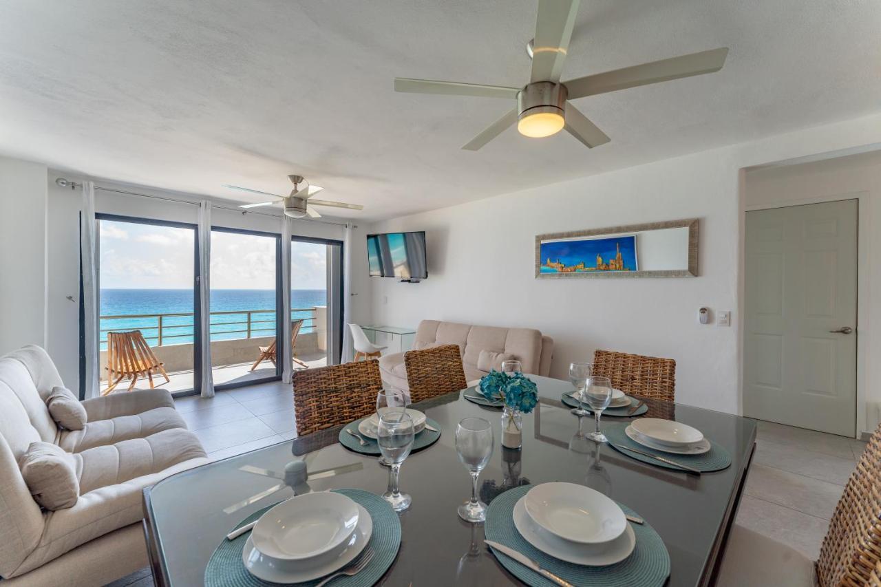 Sparkling Ocean View In Cancun Bagian luar foto