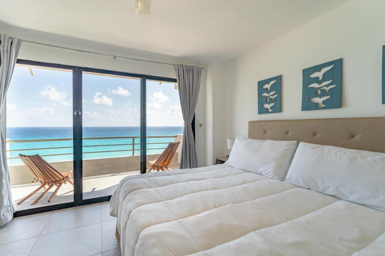 Sparkling Ocean View In Cancun Bagian luar foto