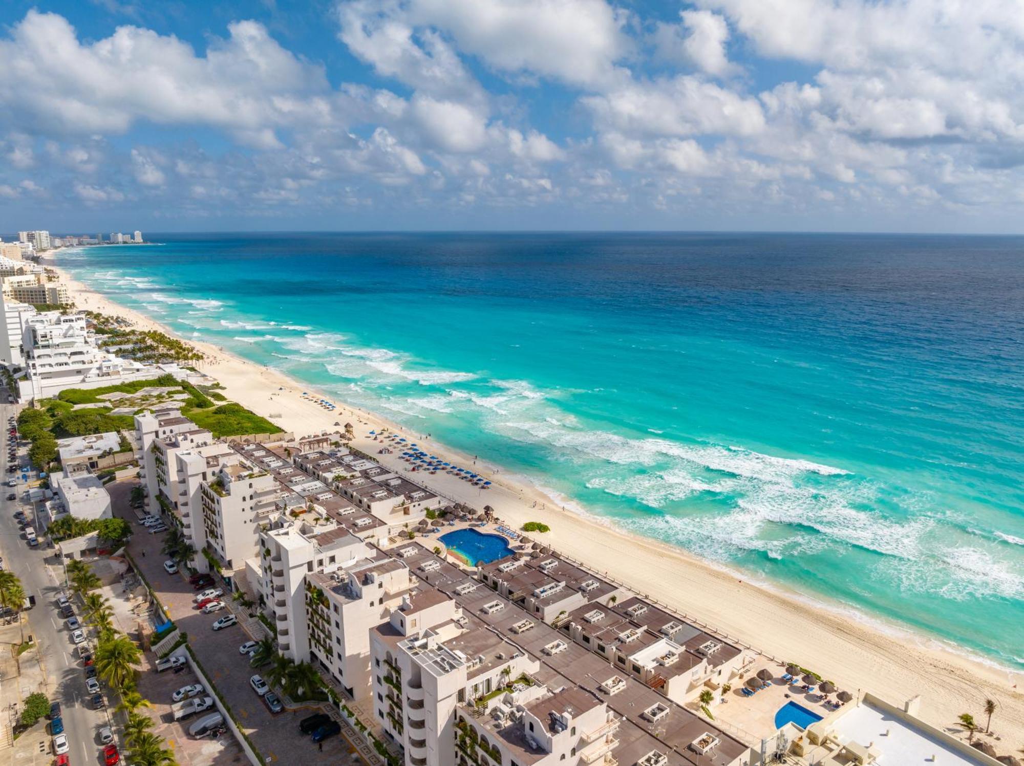 Sparkling Ocean View In Cancun Bagian luar foto