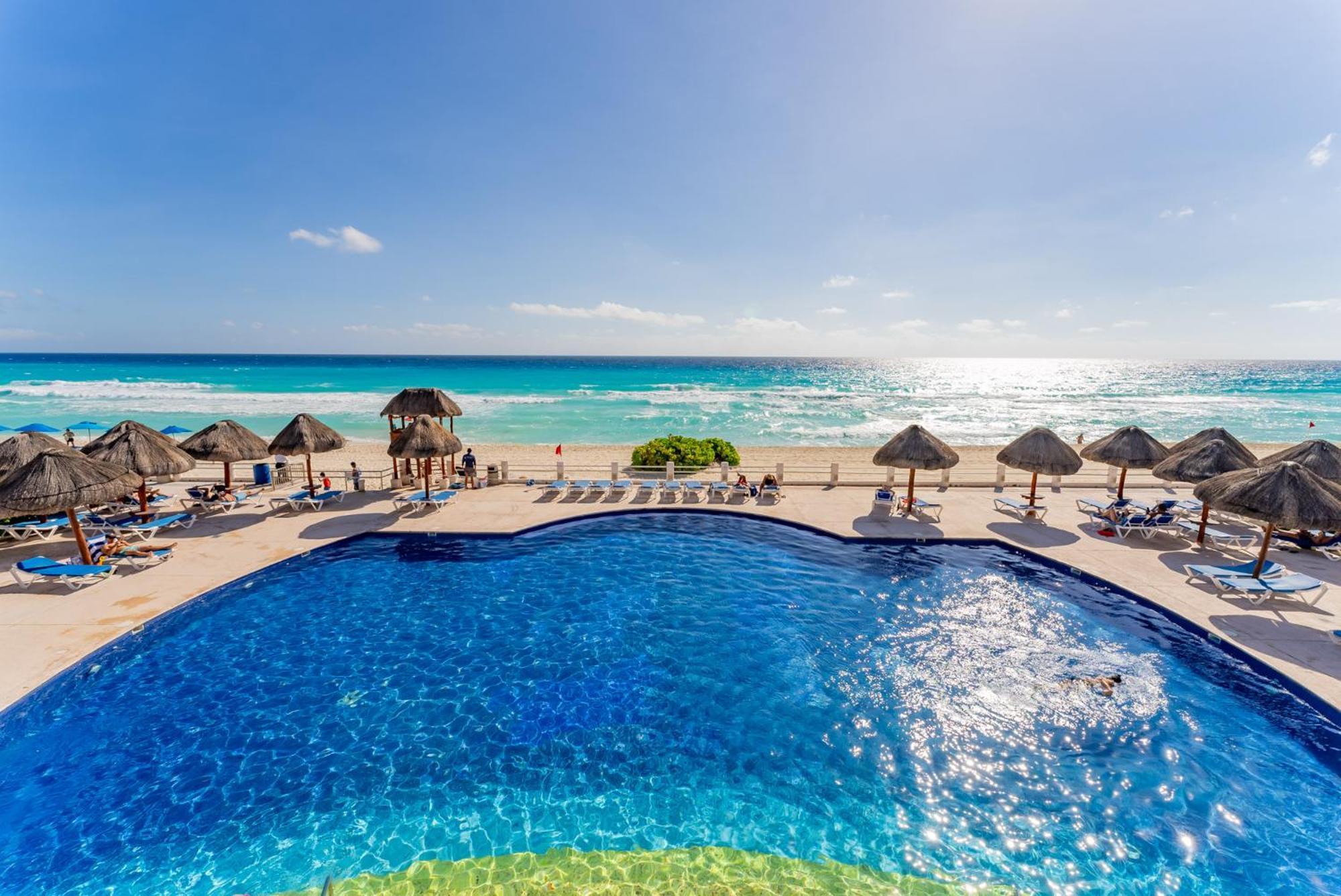 Sparkling Ocean View In Cancun Bagian luar foto