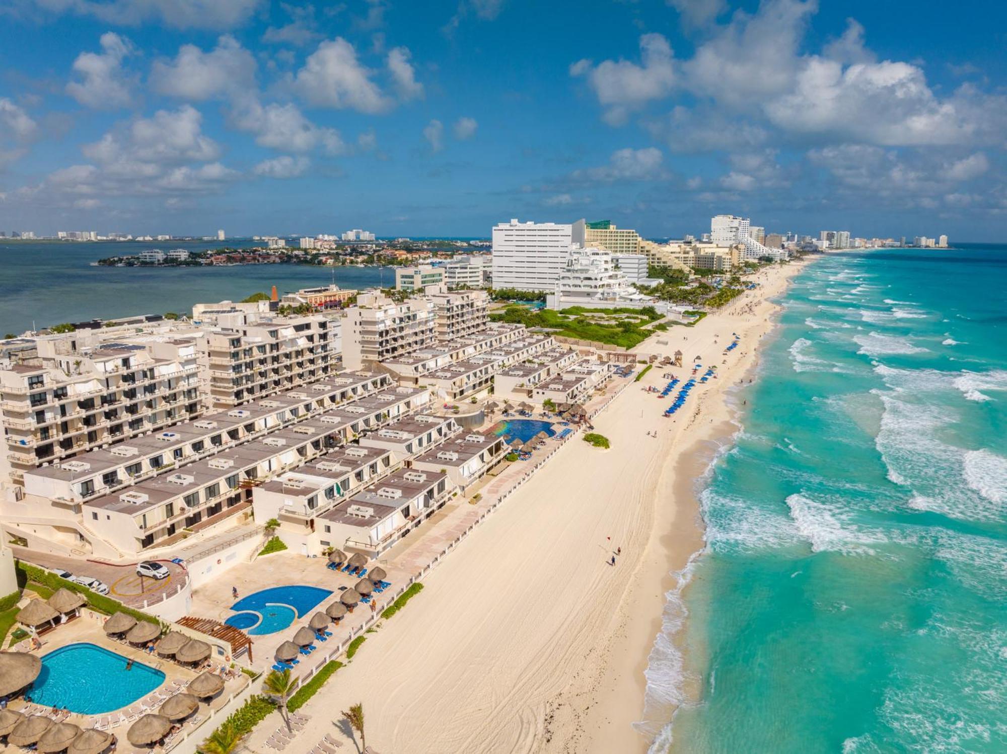 Sparkling Ocean View In Cancun Bagian luar foto