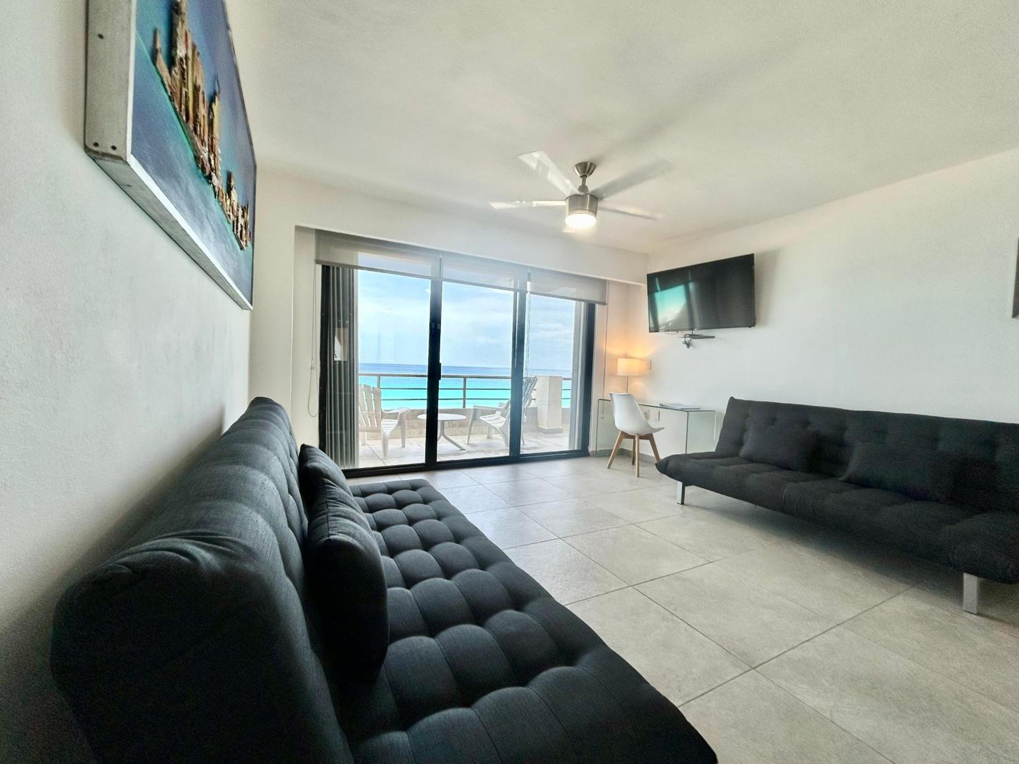 Sparkling Ocean View In Cancun Bagian luar foto