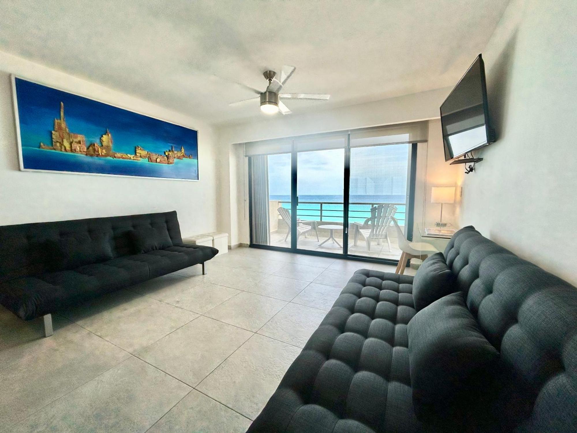 Sparkling Ocean View In Cancun Bagian luar foto